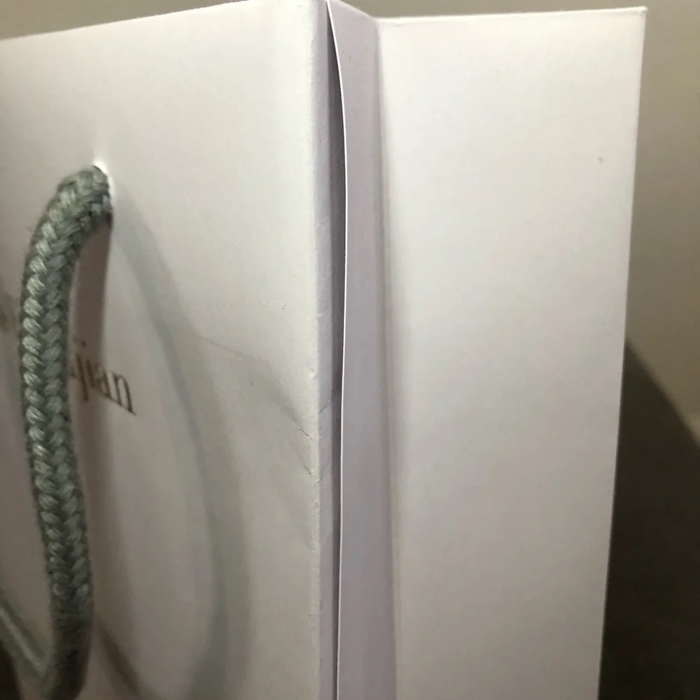 Maison Francis Kurkdjian White Gift Bag with Gold Text